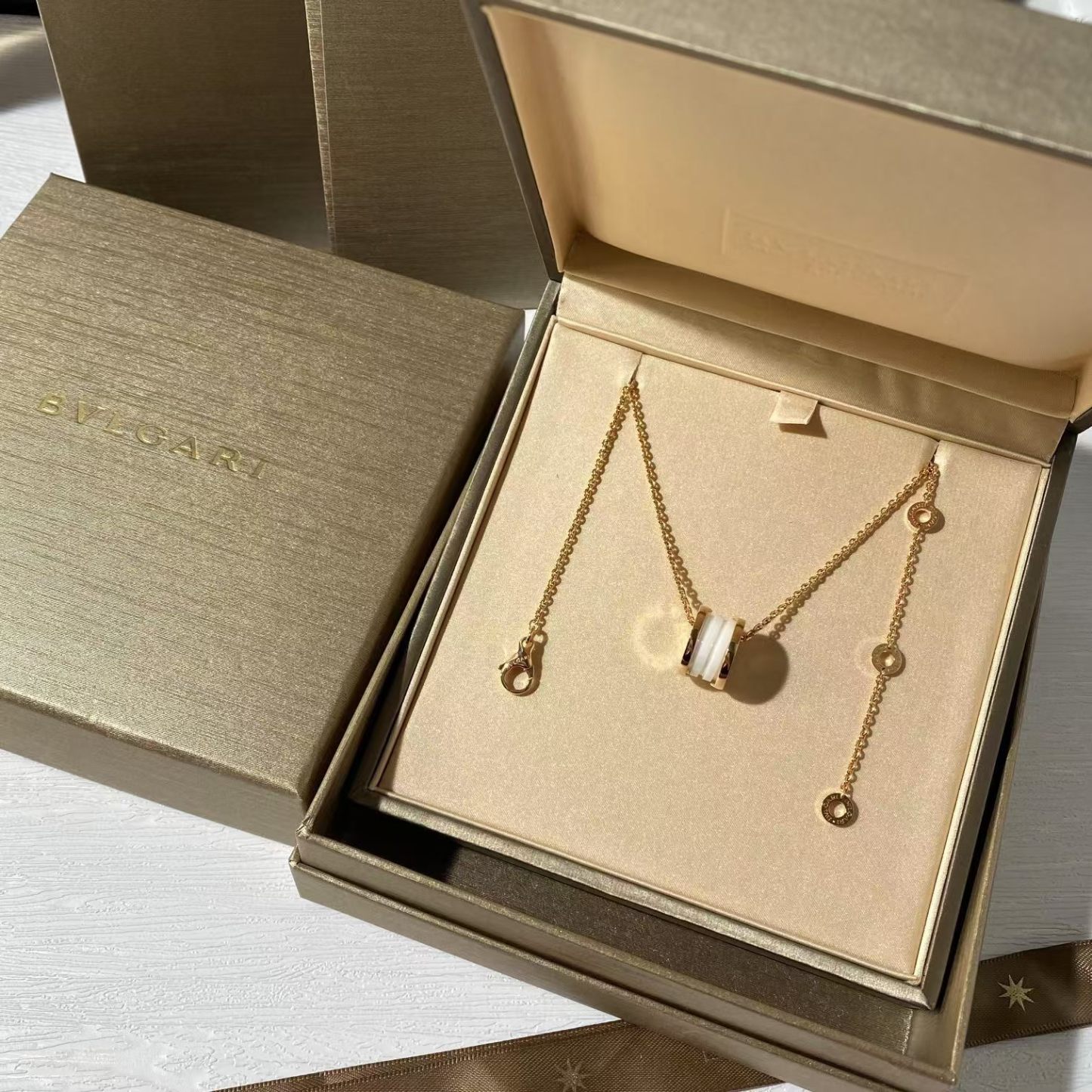 Buy replica Bvlgari B.zero1 Necklace - Ceramic and replica jewelry from PICKS Jewelry