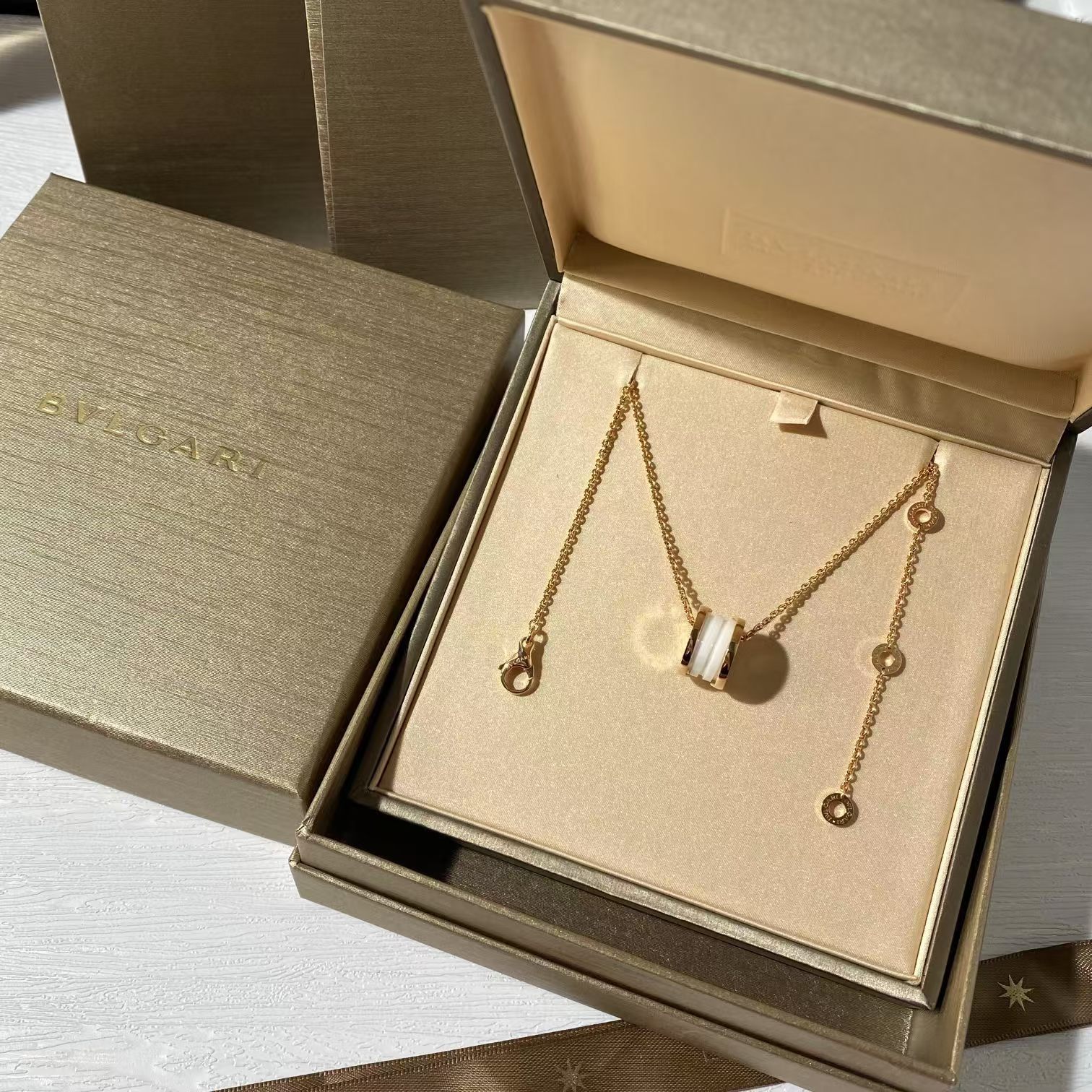 Buy replica Bvlgari B.zero1 Necklace - Ceramic and replica jewelry from PICKS Jewelry