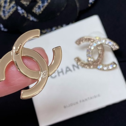Buy replica Chanel Single C Paved Diamond Earrings and replica jewelry from PICKS Jewelry