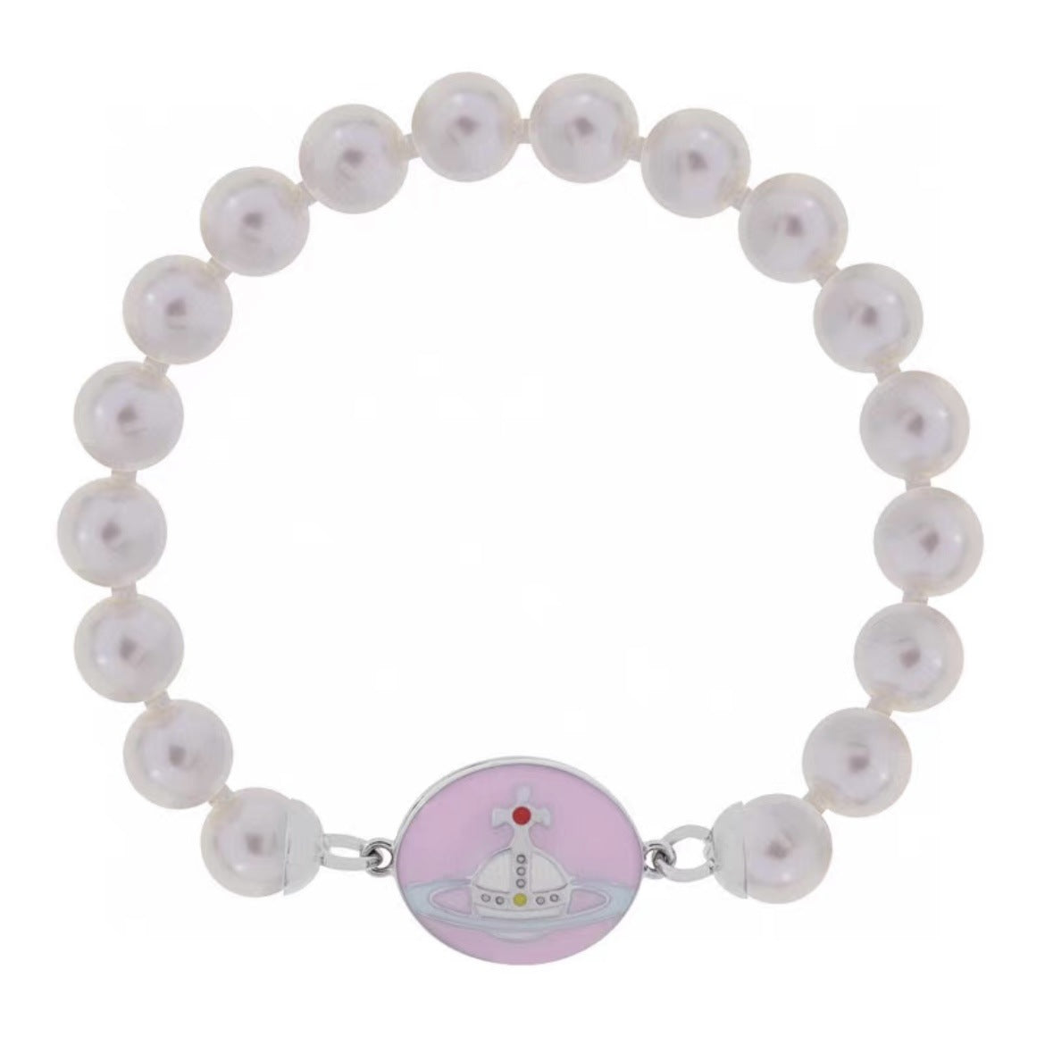 Buy replica Vivienne Westwood Enamel Epoxy Saturn Bracelet and replica jewelry from PICKS Jewelry