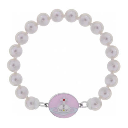 Buy replica Vivienne Westwood Enamel Epoxy Saturn Bracelet and replica jewelry from PICKS Jewelry