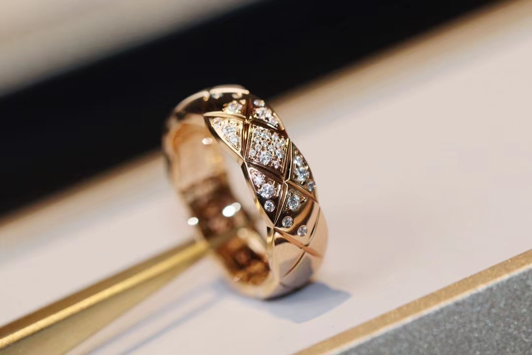 Buy replica Chanel Rose Gold Coco Crush Ring and replica jewelry from PICKS Jewelry