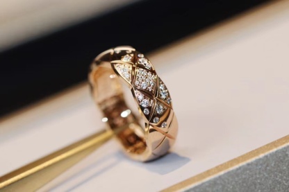 Buy replica Chanel Rose Gold Coco Crush Ring and replica jewelry from PICKS Jewelry