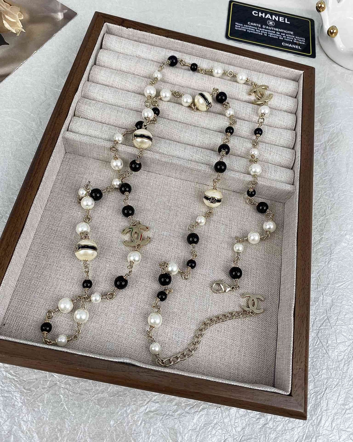 Buy replica Chanel Long Sweater Necklace and replica jewelry from PICKS Jewelry