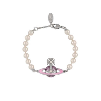 Buy replica Vivienne Westwood Enamel Diamond Saturn Bracelet and replica jewelry from PICKS Jewelry