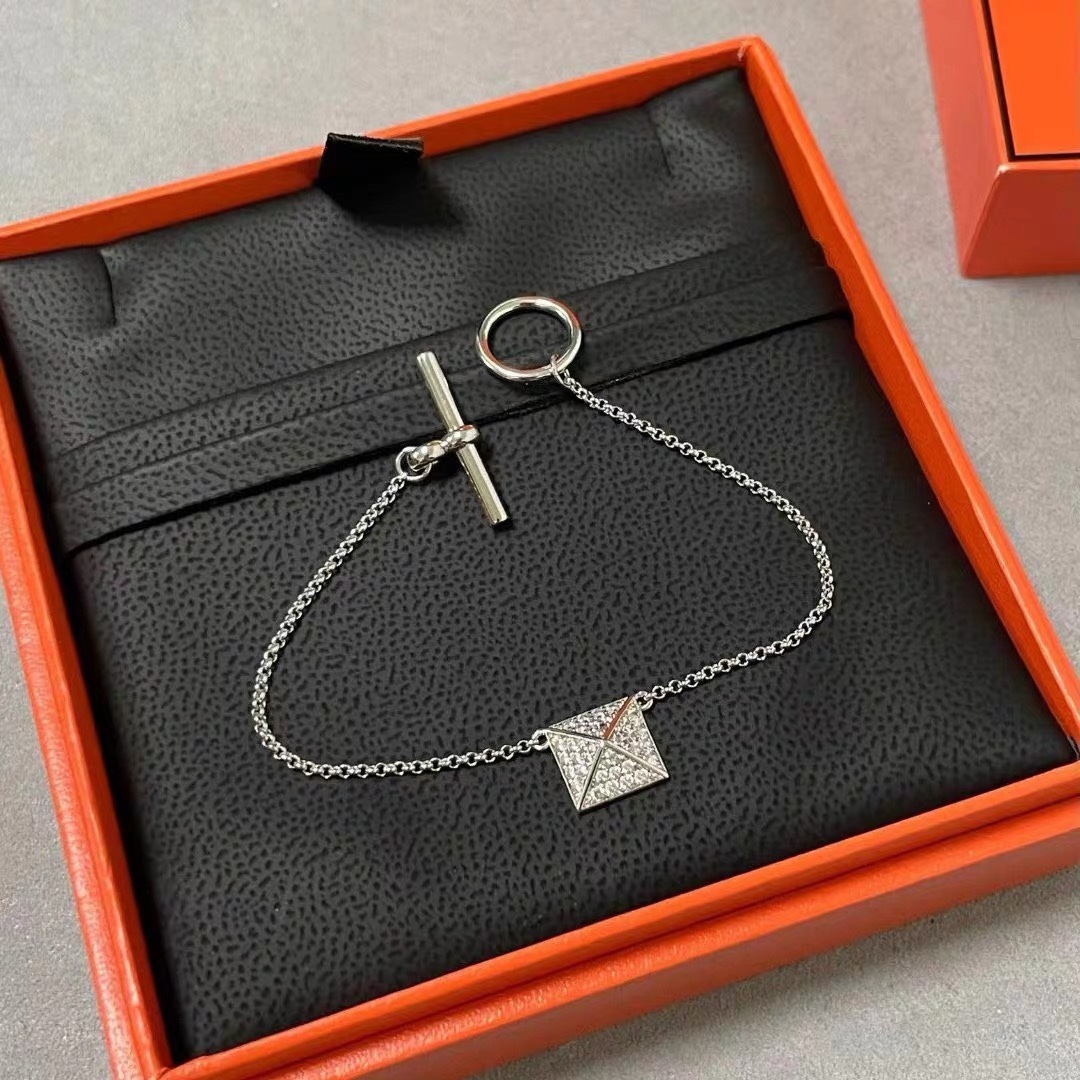 Buy replica Hermes Square Rivet Bracelet and replica jewelry from PICKS Jewelry