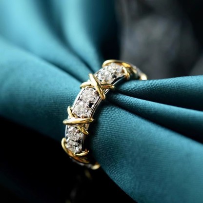Buy replica Tiffany Cross Ring and replica jewelry from PICKS Jewelry