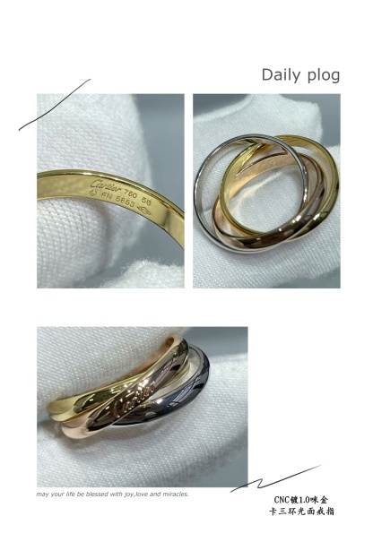 Buy replica Cartier Trinity ring and replica jewelry from PICKS Jewelry