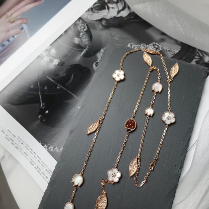Buy replica Van Cleef & Arpels Lucky Spring Long Necklace, 15 Motifs and replica jewelry from PICKS Jewelry