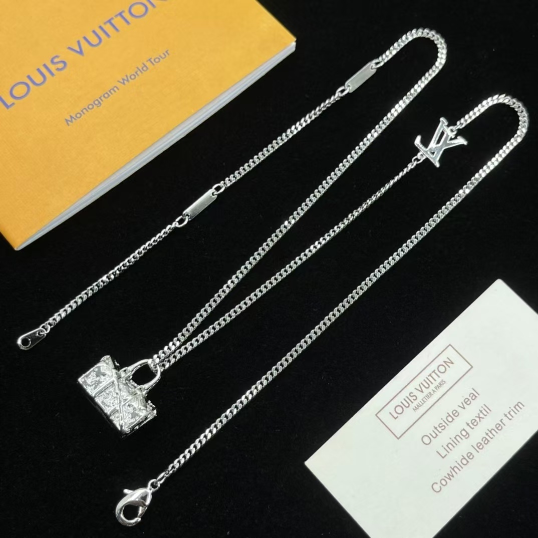 Buy replica Louis Vuitton Bag Pendant Necklace and replica jewelry from PICKS Jewelry