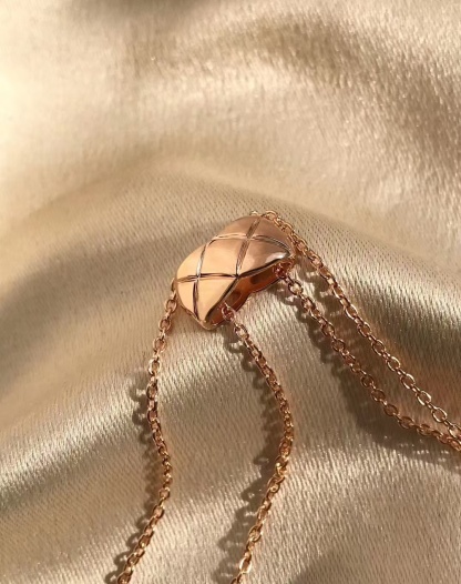 Buy replica Chanel Coco Crush Rose Gold Necklace and replica jewelry from PICKS Jewelry