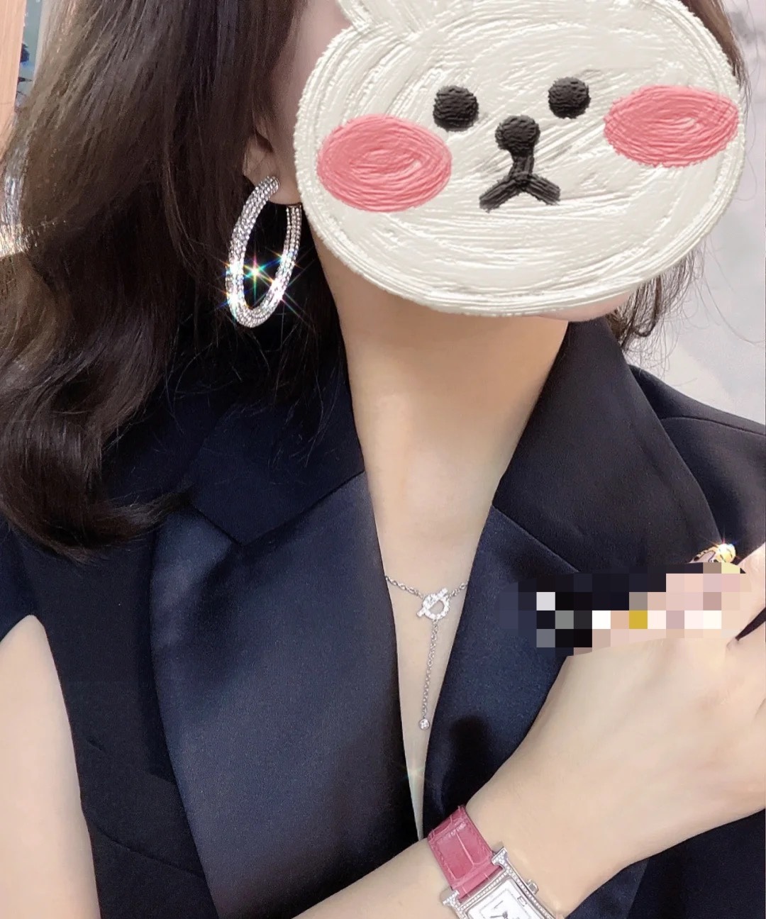 Buy replica Hermes Q Tassel Y Style Necklace and replica jewelry from PICKS Jewelry