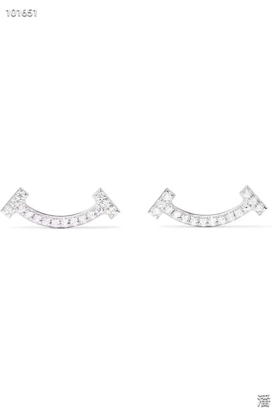 Buy replica Tiffany T Smile With Diamond Earrings and replica jewelry from PICKS Jewelry