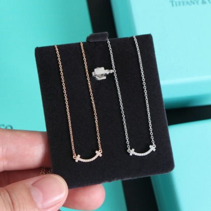Buy replica Tiffany Mini Smile Pendant Necklace and replica jewelry from PICKS Jewelry