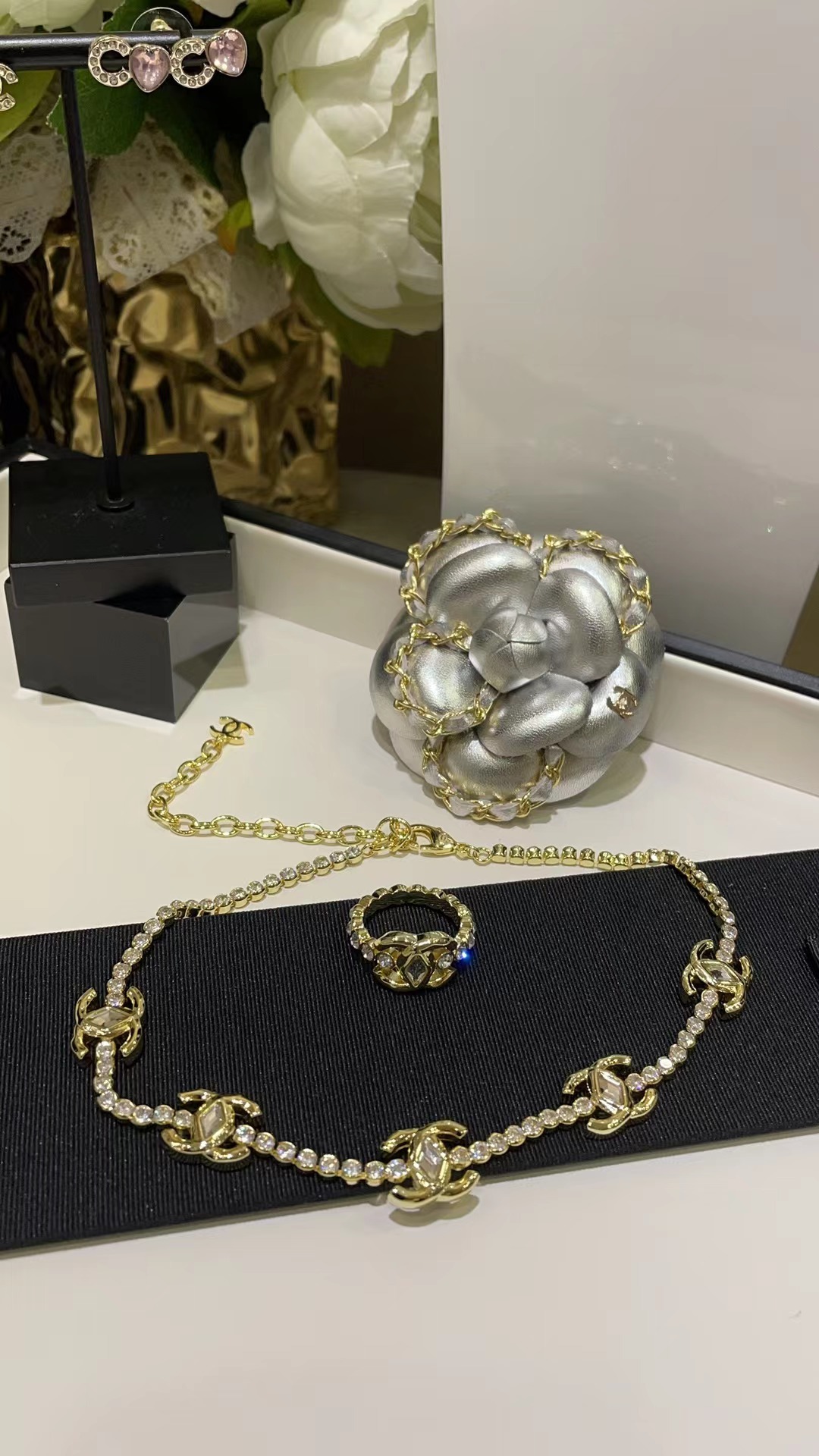 Buy replica Chanel Jennie Celebrity Style Choker Necklace and replica jewelry from PICKS Jewelry
