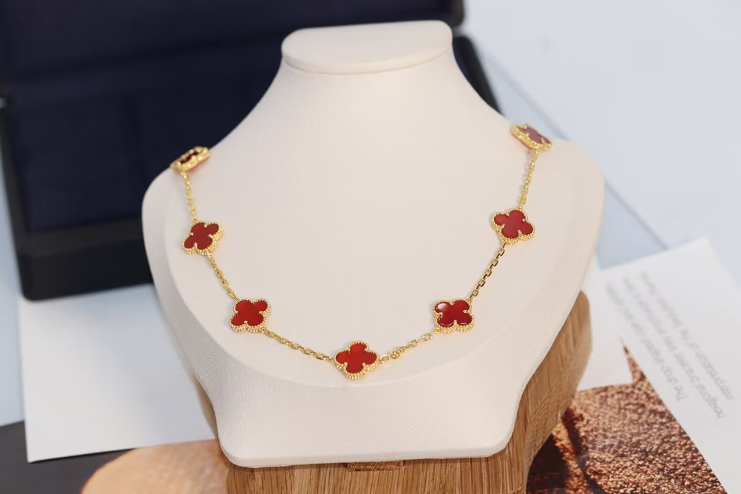 Buy replica Van Cleef & Arpels Vintage Alhambra Necklace, 10 Motifs and replica jewelry from PICKS Jewelry