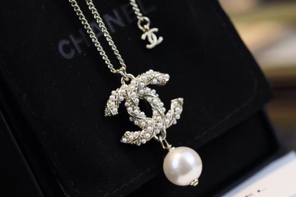 Buy replica Chanel Long Sweater Pearl Drop Necklace and replica jewelry from PICKS Jewelry