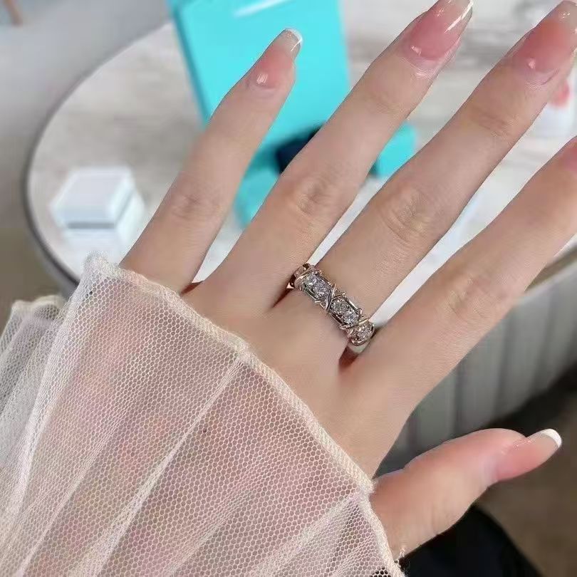 Buy replica Tiffany Cross Ring and replica jewelry from PICKS Jewelry