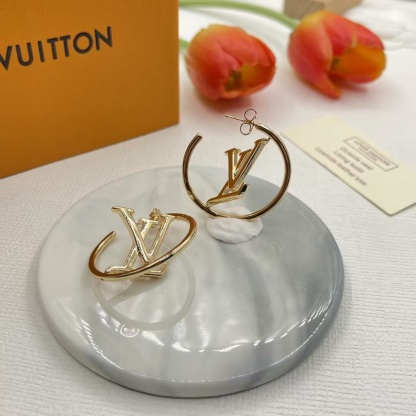 Buy replica Louis Vuitton Circle LV Letter Earrings and replica jewelry from PICKS Jewelry