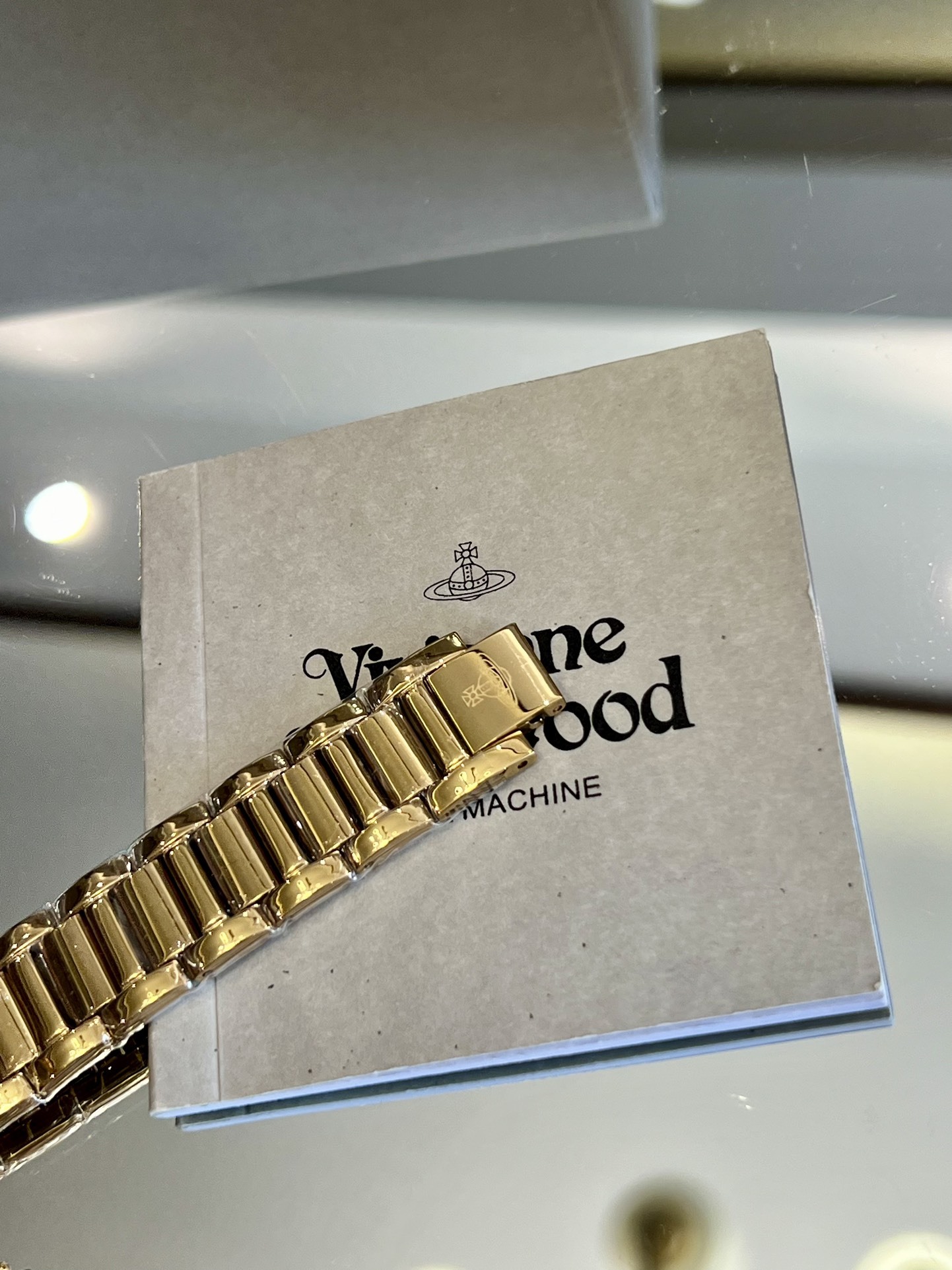 Buy replica Vivienne Westwood Gold Dial Gold Band Watch - 30MM and replica jewelry from PICKS Jewelry