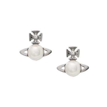 Buy replica Vivienne Westwood Pearl Stud Saturn Earrings and replica jewelry from PICKS Jewelry