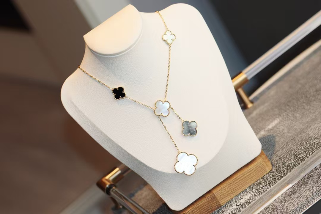 Buy replica Van Cleef & Arpels Magic Alhambra Necklace, 6 Motifs and replica jewelry from PICKS Jewelry