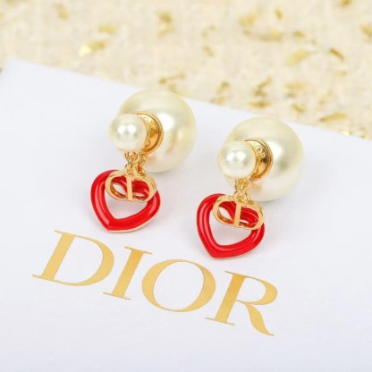 Buy replica Dior CD Heart Drop Front Back Pearl Stud Earring and replica jewelry from PICKS Jewelry