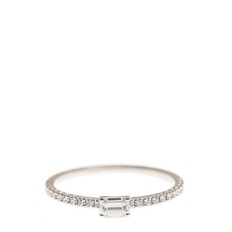 NEW CARTIER RING B4225752 18kt WHITE GOLD & DIAMONDS  SILVER - picksjewelry.com
