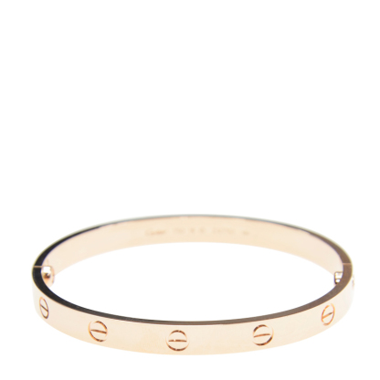 NEW CARTIER LOVE BRACELET B6035617 18kt ROSE GOLD PINK GOLD - picksjewelry.com