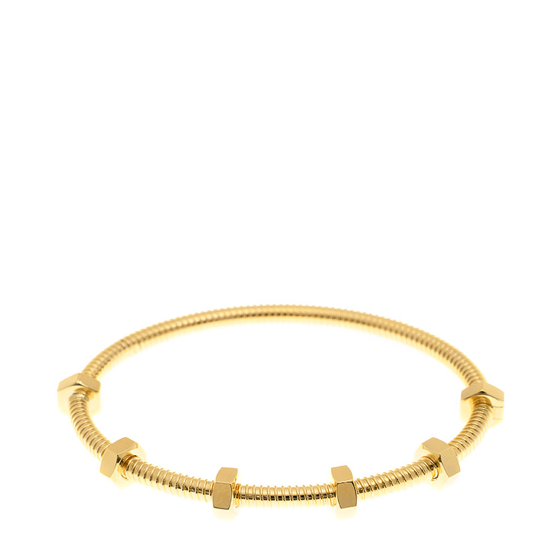 NEW CARTIER ECROU DE CARTIER BRACELET B6063816 18kt YELLOW GOLD GOLD - picksjewelry.com