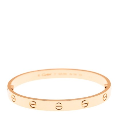 NEW CARTIER LOVE BRACELET B6067415 18kt ROSE GOLD PINK GOLD - picksjewelry.com