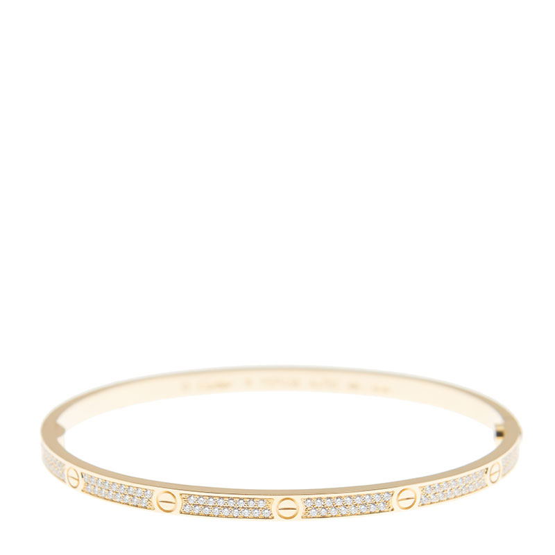 NEW CARTIER LOVE BRACELET N6710618 18kt YELLOW GOLD GOLD - picksjewelry.com