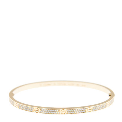 NEW CARTIER LOVE BRACELET N6710618 18kt YELLOW GOLD GOLD - picksjewelry.com