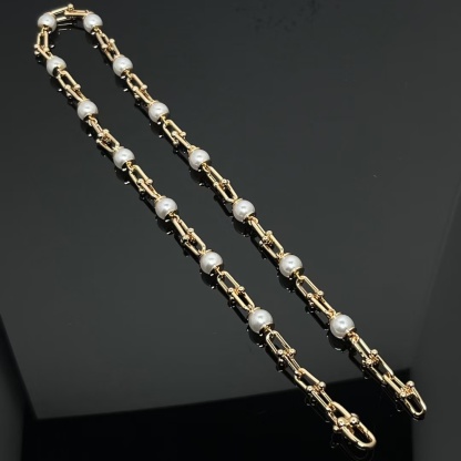 Buy replica Tiffany HardWear Link Pearl Necklace and replica jewelry from PICKS Jewelry