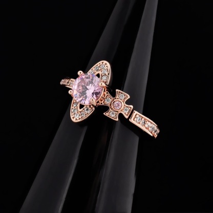Buy replica Vivienne Westwood Multi Color Diamond Saturn Ring and replica jewelry from PICKS Jewelry