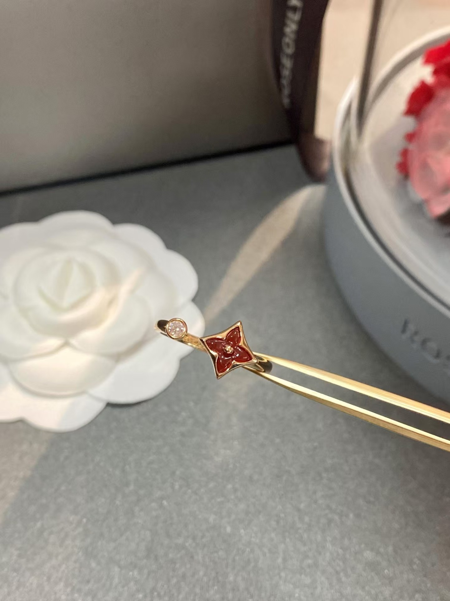 Buy replica Louis Vuitton Color Blossom Mini Star Ring and replica jewelry from PICKS Jewelry