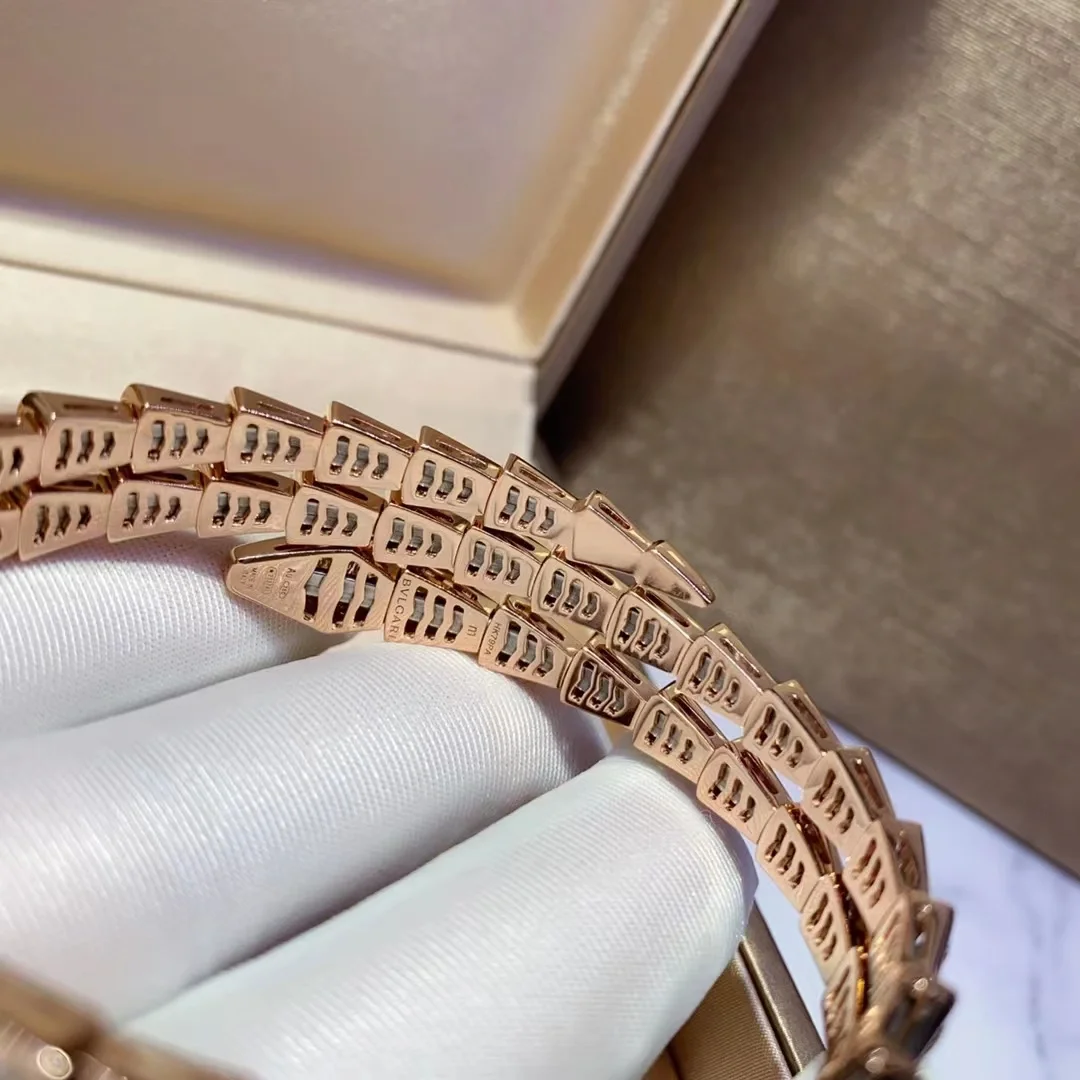 Buy replica Bvlgari Serpenti Viper Bracelet - Full Diamond and replica jewelry from PICKS Jewelry