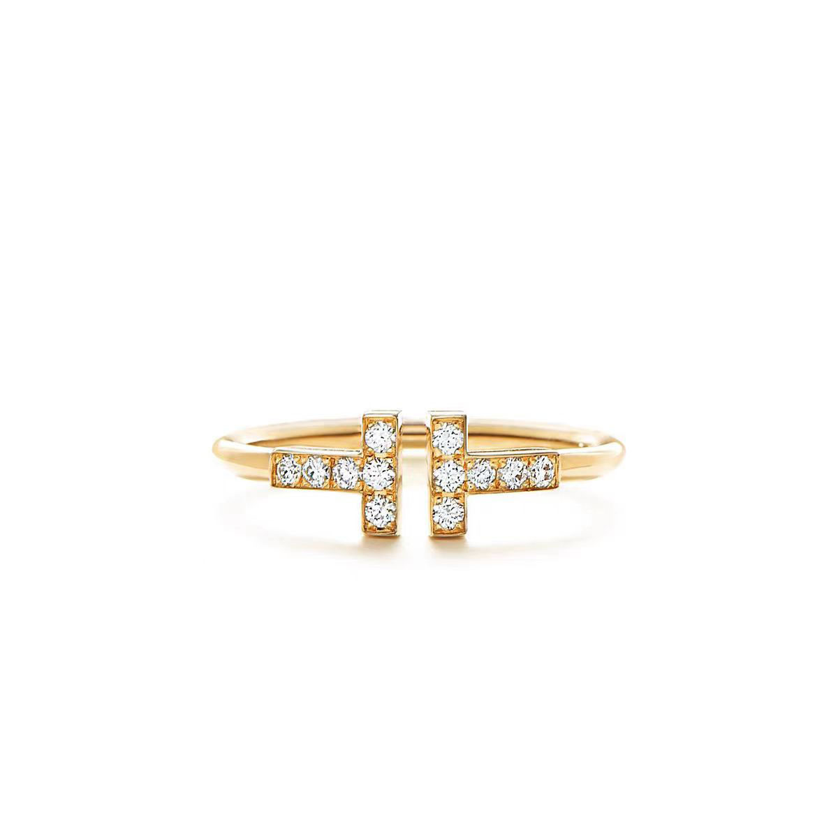 Buy replica Tiffany Doube T Rings and replica jewelry from PICKS Jewelry