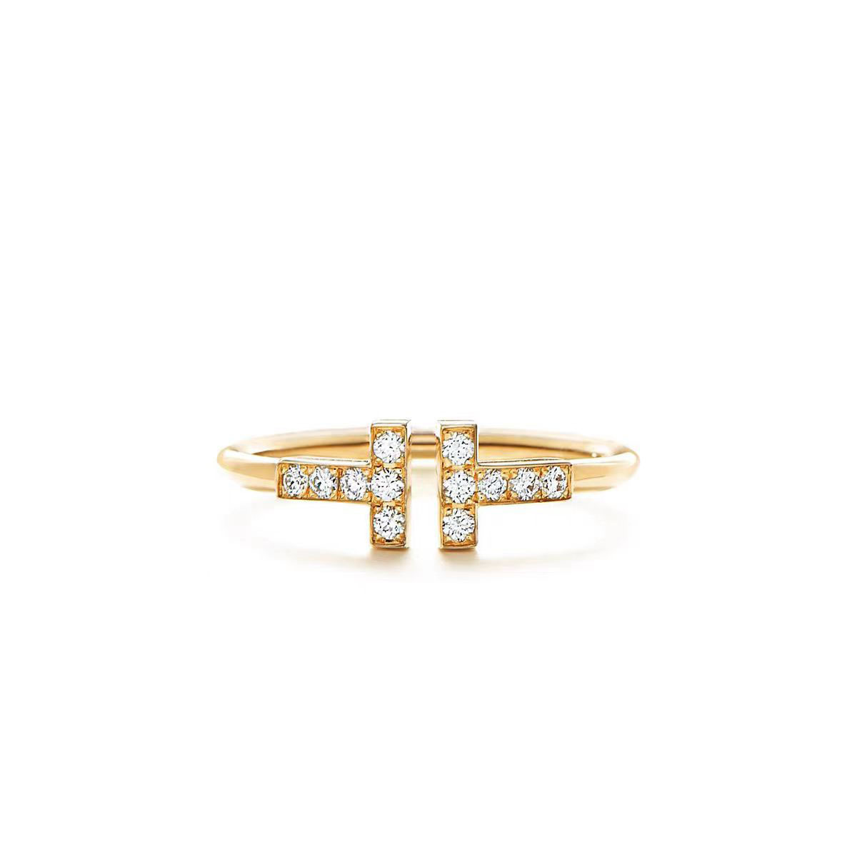 Buy replica Tiffany Doube T Rings and replica jewelry from PICKS Jewelry
