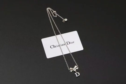 Buy replica Dior Bow Letter D Pendant Necklace and replica jewelry from PICKS Jewelry