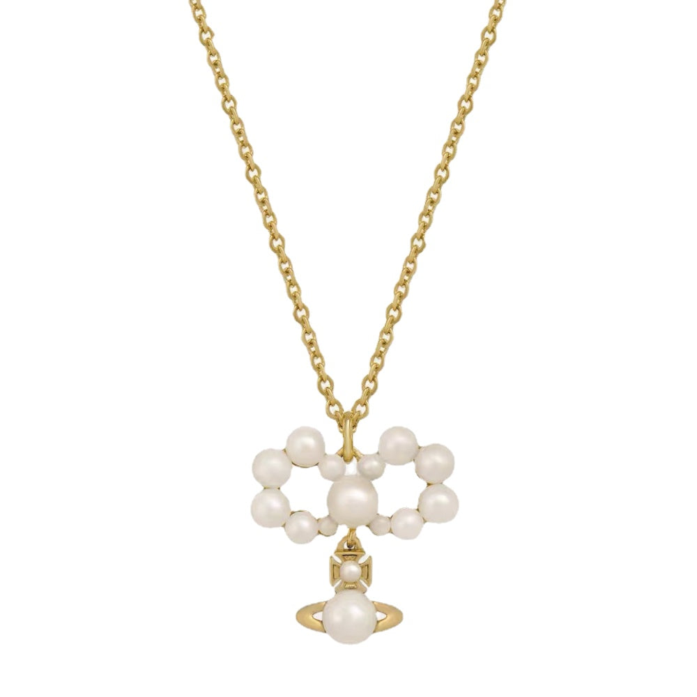 Buy replica Vivienne Westwood Pearl Planet Pendant Necklace and replica jewelry from PICKS Jewelry