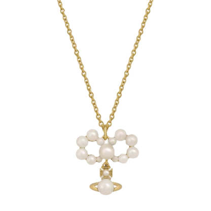 Buy replica Vivienne Westwood Pearl Planet Pendant Necklace and replica jewelry from PICKS Jewelry