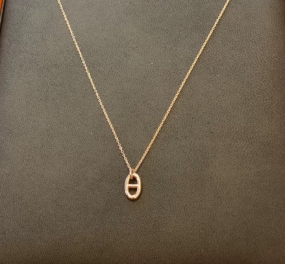 Buy replica Hermes Pig Nose Pendant Necklace - No Diamond and replica jewelry from PICKS Jewelry