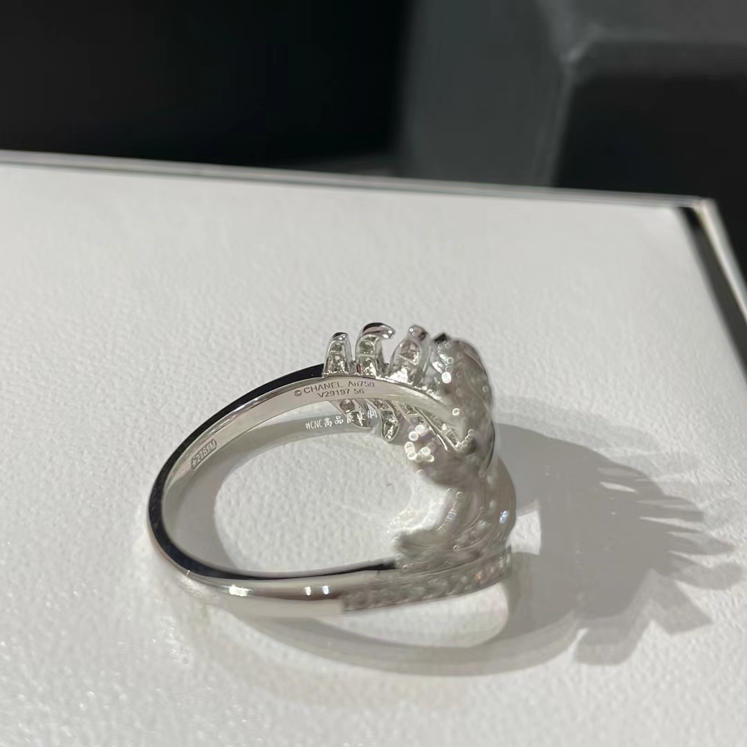Buy replica Chanel Diamond Plume De Ring and replica jewelry from PICKS Jewelry