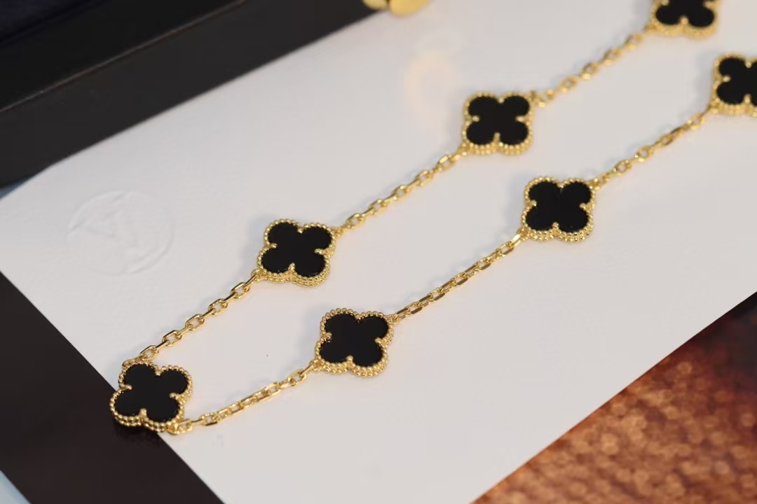 Buy replica Van Cleef & Arpels Vintage Alhambra Necklace, 10 Motifs and replica jewelry from PICKS Jewelry