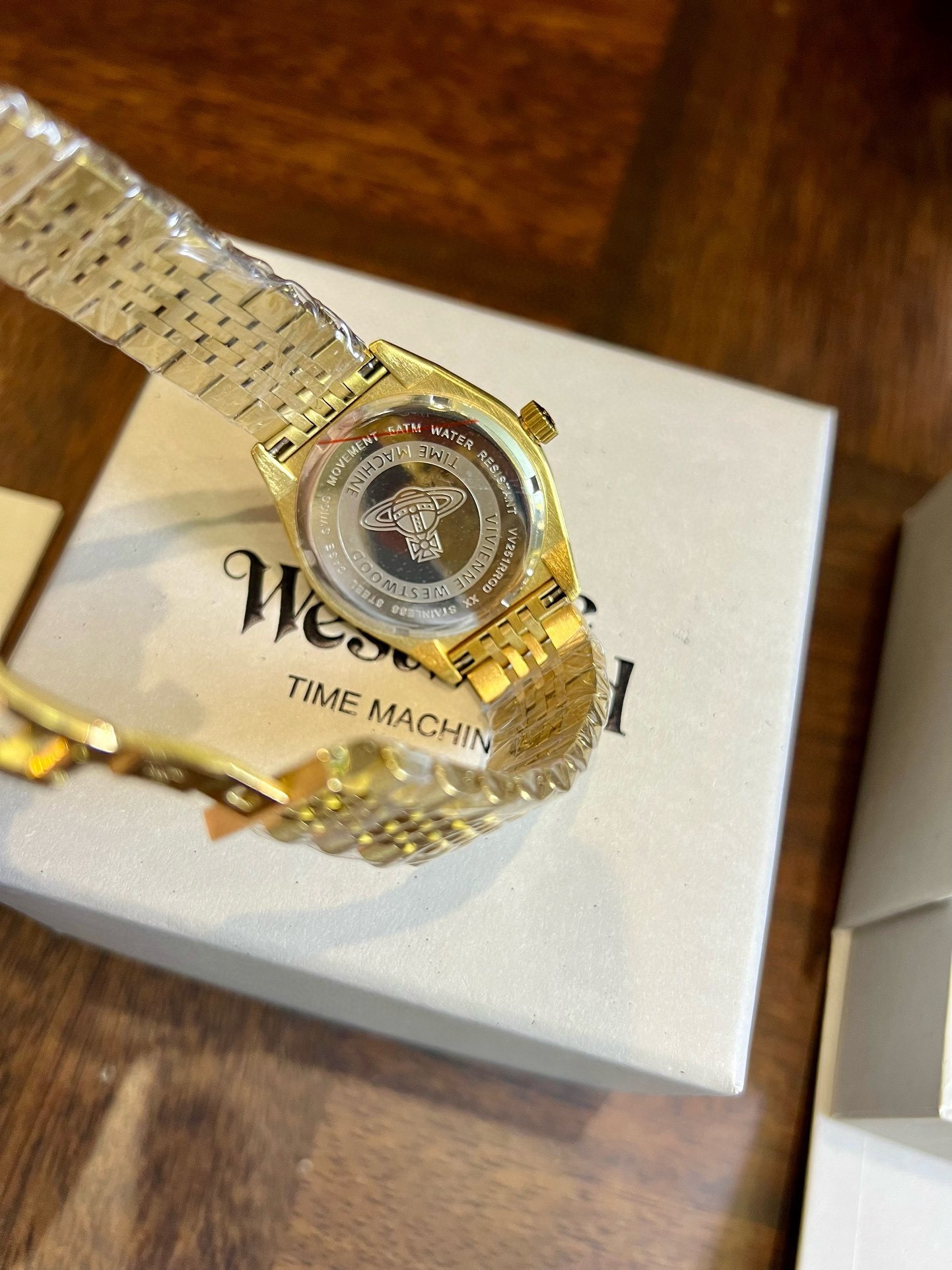Buy replica Vivienne Westwood Rose Red Dial Gold Band Watch - 40MM and replica jewelry from PICKS Jewelry
