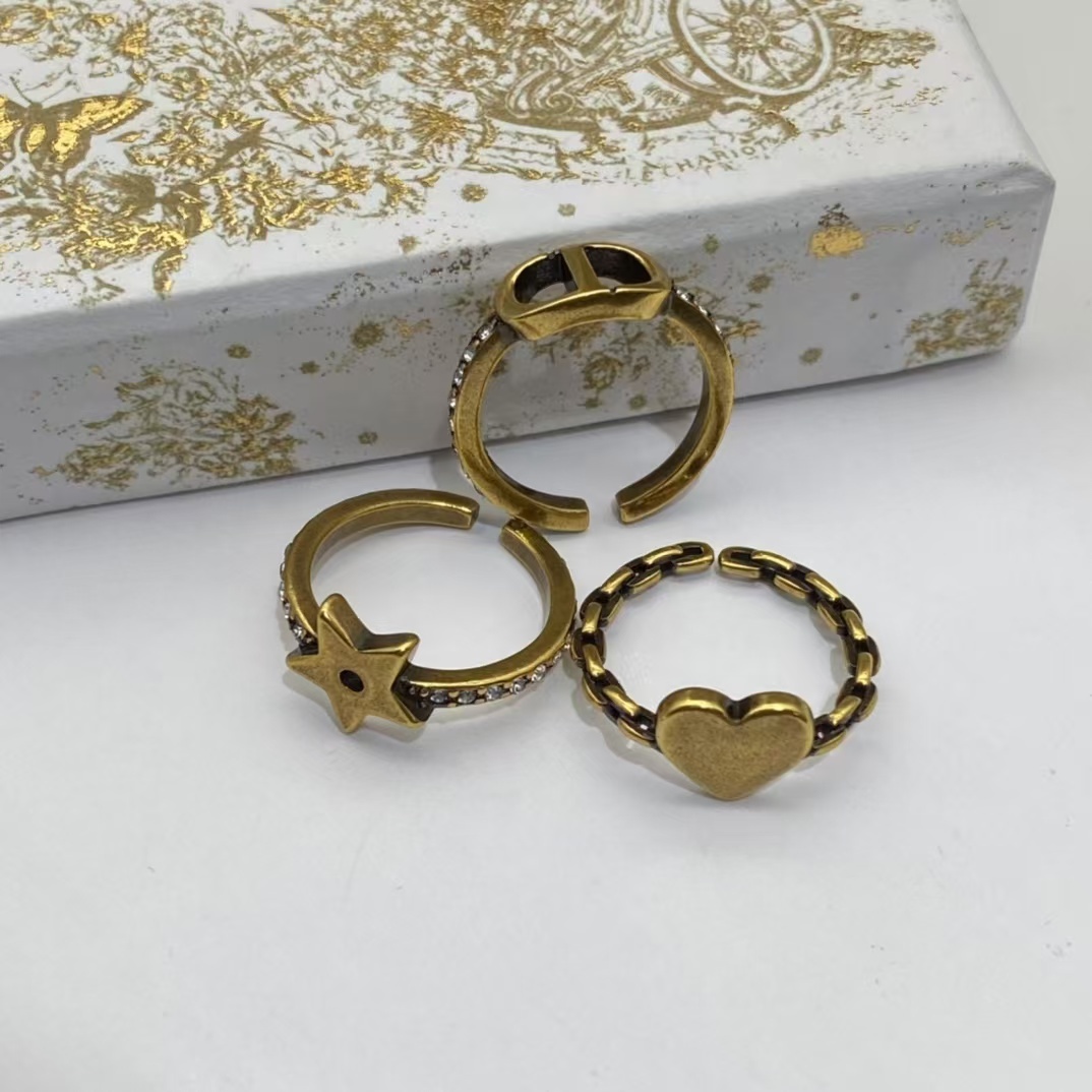 Buy replica Dior Stacked Rings - 3 Pieces and replica jewelry from PICKS Jewelry