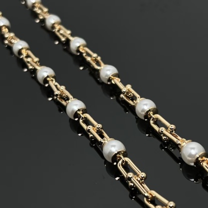 Buy replica Tiffany HardWear Link Pearl Necklace and replica jewelry from PICKS Jewelry