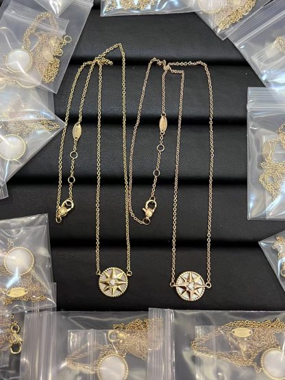 Buy replica Dior Rose Des Vents Pendant Necklace and replica jewelry from PICKS Jewelry