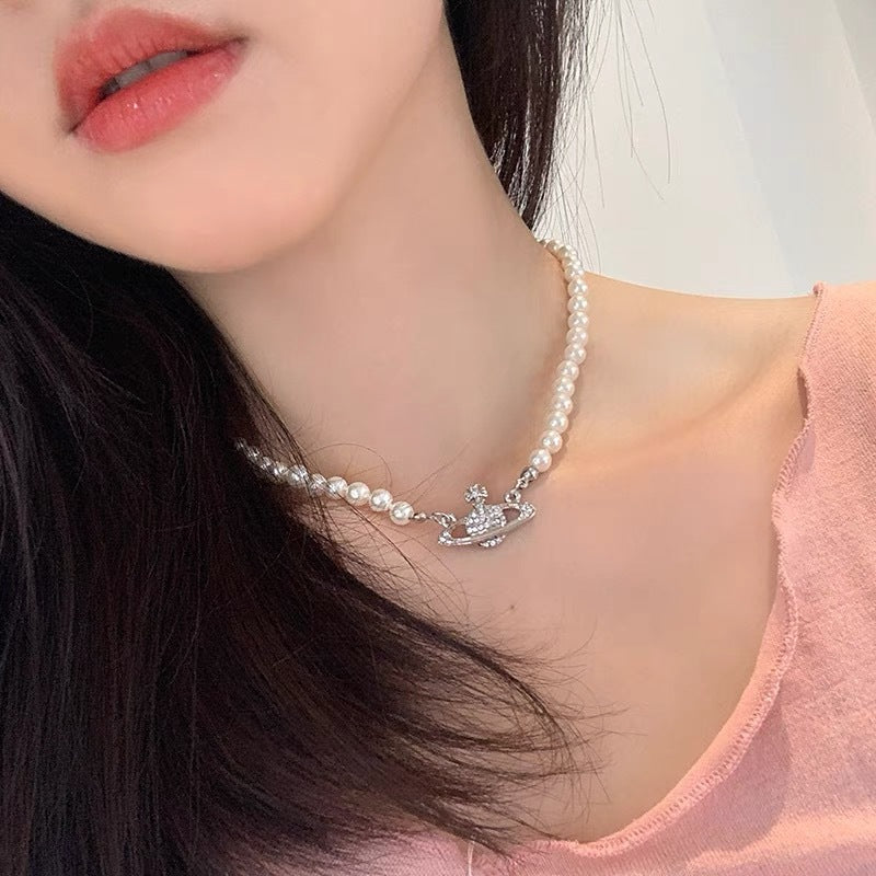 Buy replica Vivienne Westwood Saturn Necklace and replica jewelry from PICKS Jewelry